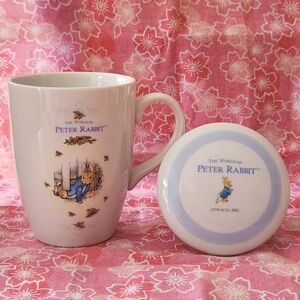 The Word of Peter Rabbit mug with lip